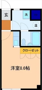 YUMIハイツ【1階】の間取り