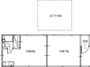 アーバンフラット【1階】の間取り