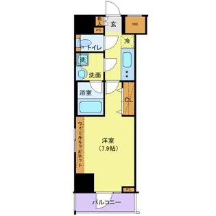 ブライズ板橋クレヴィスタ【6階】の間取り