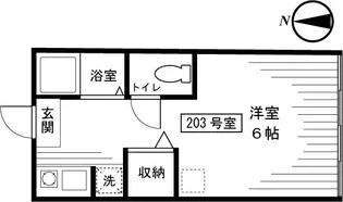 東京都中野区鷺宮3【アパート】の間取り