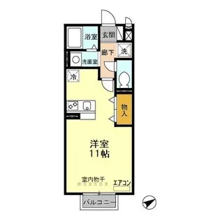 ジェンティーレ【2階】の間取り