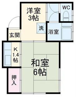 直朋荘【2階】の間取り