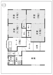 愛媛県松山市安城寺町【一戸建】の間取り
