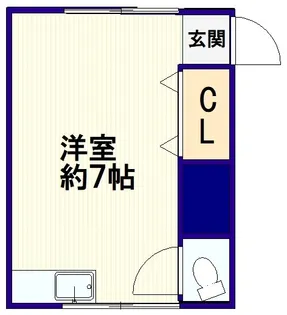東京都中野区南台4【アパート】の間取り