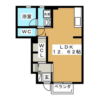 ドリームタウンIIIA【1階】の間取り