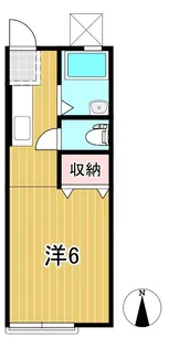 MSハイツ【1階】の間取り