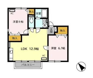 エミネンス【2階】の間取り