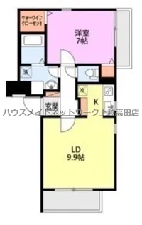 プレム南高田【2階】の間取り