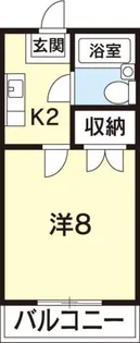 シャトル住吉【1階】の間取り
