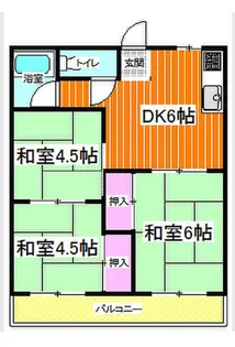 エヌハイツ【1階】の間取り
