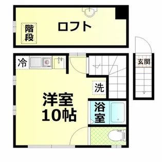 埼玉県熊谷市筑波1【アパート】の間取り
