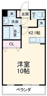 大島マンション2【3階】の間取り