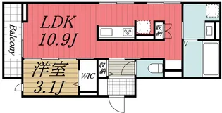 千葉県千葉市若葉区都賀2【マンション】の間取り