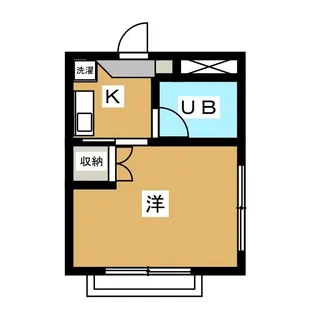 コーポ・ワタナベ【2階】の間取り