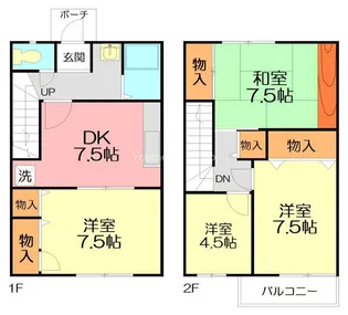 神奈川県伊勢原市上平間【一戸建】の間取り