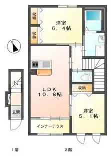 メゾン・ド・エトワール【2階】の間取り