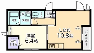 ヴィアローカス【1階】の間取り