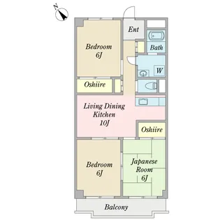 ペアビレッジ【2階】の間取り