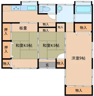 宮城県仙台市若林区木ノ下1【一戸建】の間取り