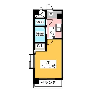 グレートトレジャー章貴【1階】の間取り
