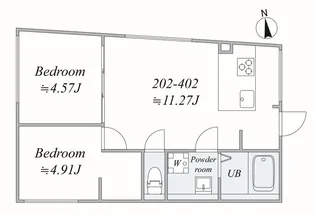 trias313【4階】の間取り