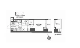 コンフォリア西荻窪【4階】の間取り