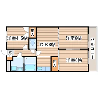 DIO-KAN【2階】の間取り