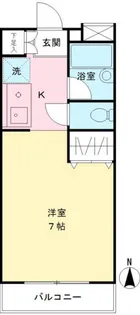 1Kの間取り画像