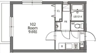 東京都新宿区上落合1【マンション】の間取り