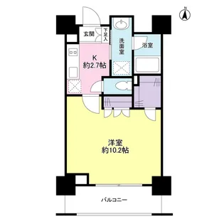 スタイリオ蒲田【6階】の間取り