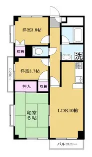 3LDKの間取り画像