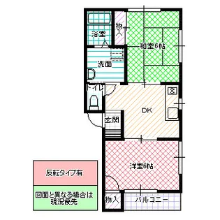 Mハウスつくば【2階】の間取り