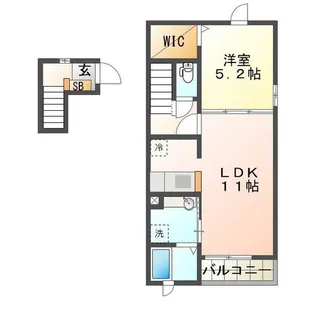 アミティ 73【2階】の間取り