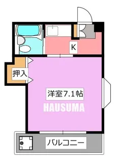 第7オカダビル(上十条3)【3階】の間取り