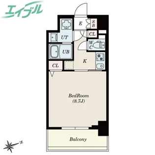 S-RESIDENCE四日市安島aloggio【4階】の間取り