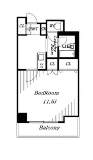 ステーションサイドなかむら【6階】の間取り