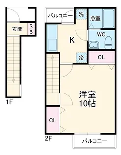 BREATH WILL【2階】の間取り