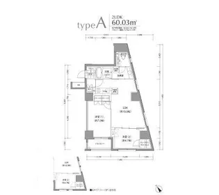 東京都文京区小石川2【マンション】の間取り