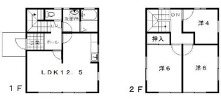 静岡県浜松市中央区志都呂町【一戸建】の間取り