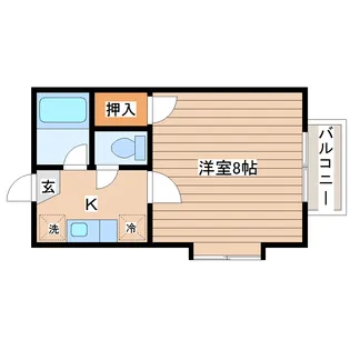 スターハイツ【2階】の間取り