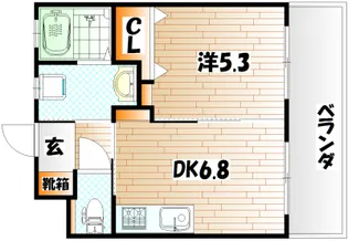 フェルト127【4階】の間取り