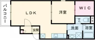 オガールコートナカモズ【1階】の間取り