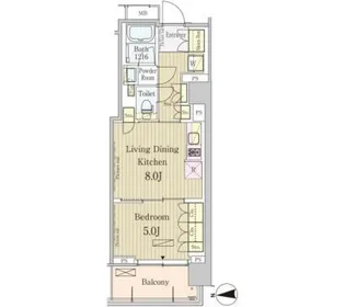パークアクシス池田山【3階】の間取り