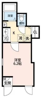 グランクオール三ノ輪【1階】の間取り