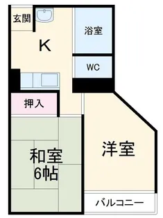 シティハイツ相模大野【2階】の間取り
