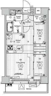 東京都足立区梅田1【マンション】の間取り