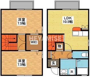 ローズコート明日香の間取り
