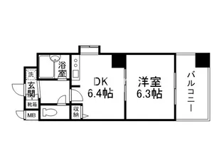 デ・リード&サンヴェール桂川東【2階】の間取り