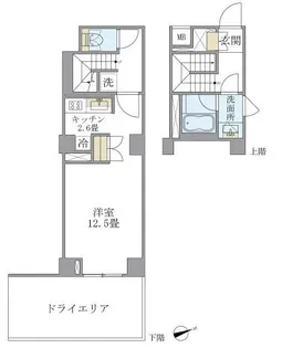 Brillia ist 北沢【2階】の間取り