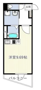 東京都江東区冬木【マンション】の間取り